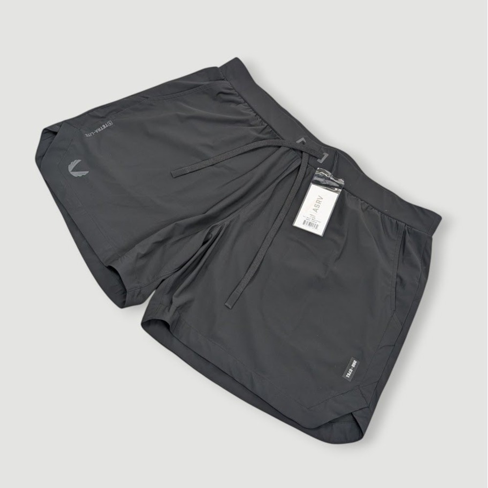 ASRV Tetra-Lite 5" Linerless Short Mens‎ 2XL Black Gym Training Running Athletic